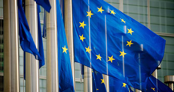 EU-flag - stockfoto